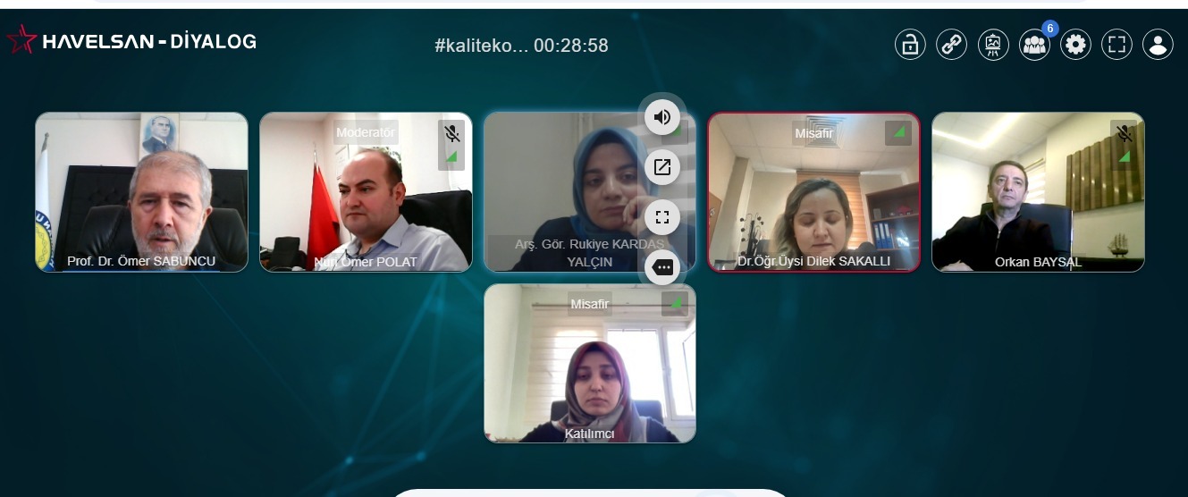 Kalite Koordinatörlüğü ile KYBS Toplantısı Yapıldı